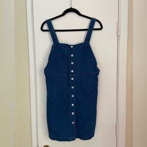 Blue Denim Button-Down Dress